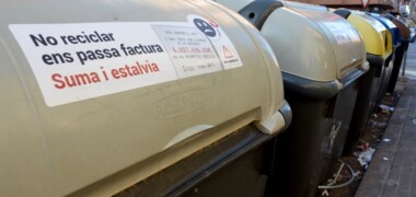 Foto portada: contenidors, en una imatge d'arxiu. Autor: J.d.A.