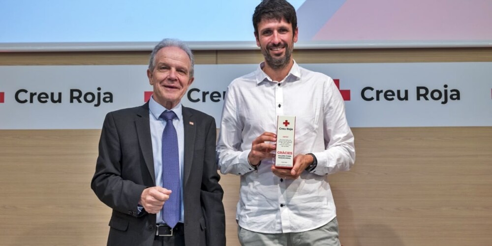 Foto portada: Josep Quitet (Creu Roja) i Esteve Corsellas (Valero Forn Tradicional). Autor: cedida.