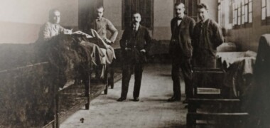 Interior d'un despatx entre el 1915 i el 1920. Autor desconegut. Fons Família Colomé.
