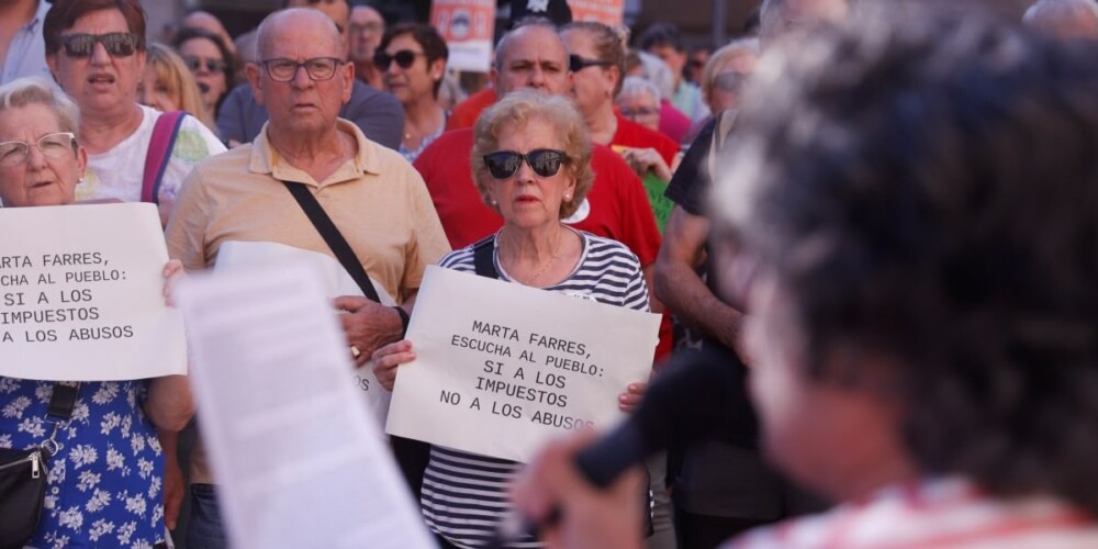 Segona manifestació contra la taxa comarcal de residus. Autor: David Jiménez.