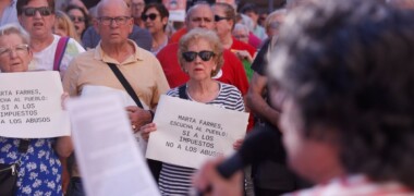 Segona manifestació contra la taxa comarcal de residus. Autor: David Jiménez.