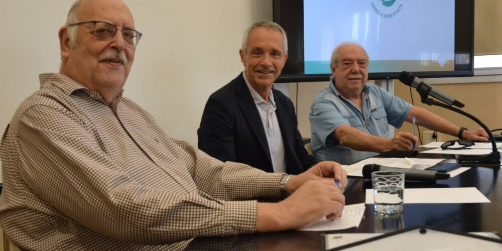 Foto portada: Josep Masip, Joan Madaula i Manuel Navas. Autor: J.d.A.