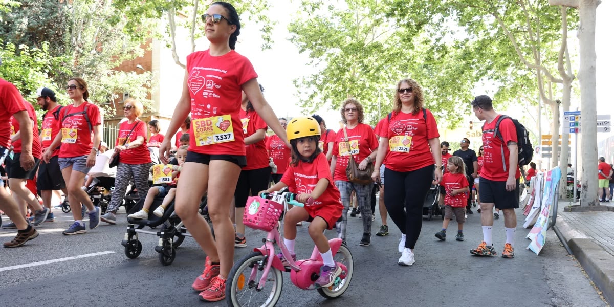 Setena edició de la cursa SBD Corre pels nens i les nenes, el 16 de juny de 2024. Autora: Alba Garcia.