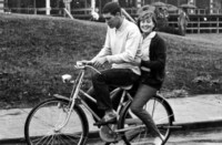 Maria Ballesté i Miquel Torres, a Tòquio, l'any 1964. Cedida per la família
