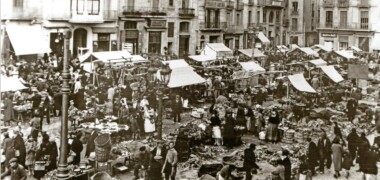 2 de febrer de 1930, darrer dia del Mercat de Sabadell. Pere Alemany Vila/ARLL.