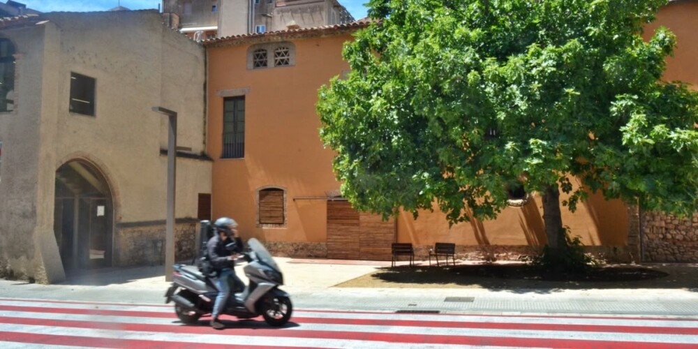 La nova placeta entre la Casa Duran i el carrer de Sant Joan. Autor: J.d.A.