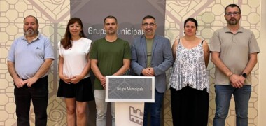 Roda de premsa conjunta d'ERC, En Comú Podem i Crida. Autor: Jordi M