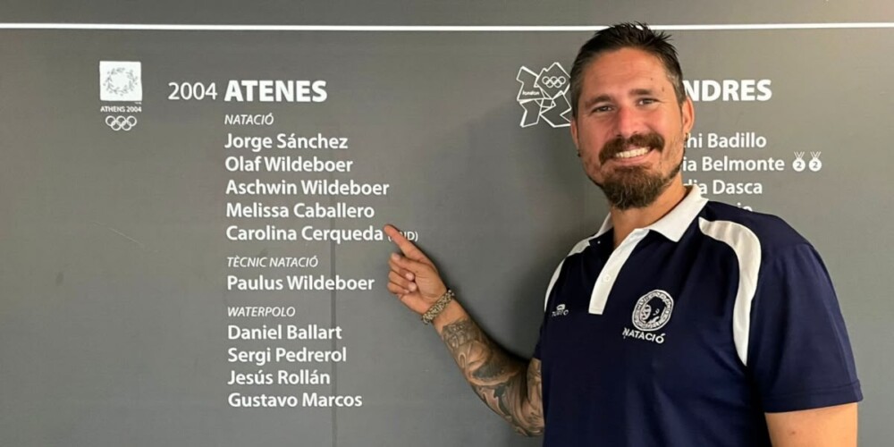 Aschwin Wildeboer, a l'entrada del CN Sabadell. Autor: Jordi M