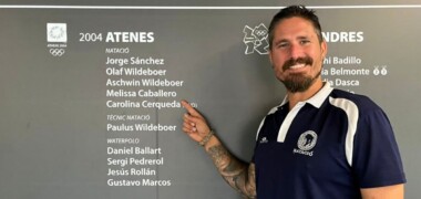 Aschwin Wildeboer, a l'entrada del CN Sabadell. Autor: Jordi M