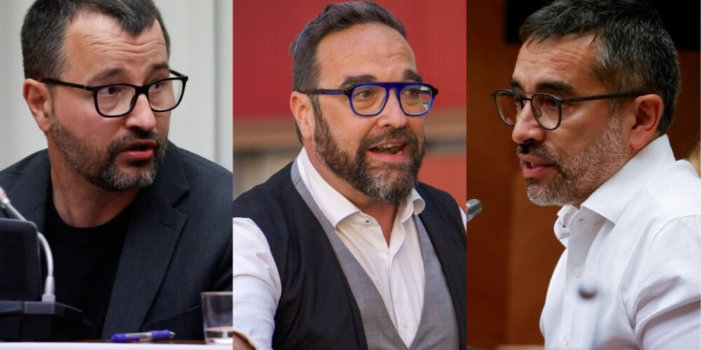 Santi Valls, Juli Fernàndez i Gabriel Fernàndez