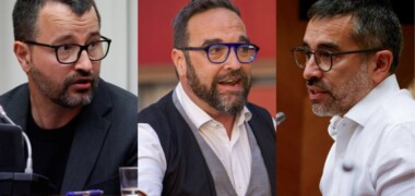 Santi Valls, Juli Fernàndez i Gabriel Fernàndez