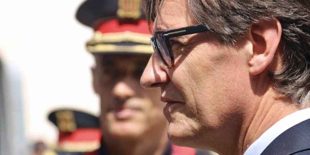 Foto portada: el president de la Generalitat, Salvador Illa, aquest matí. Autor: ACN.