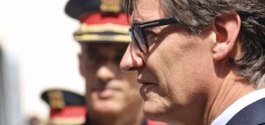 Foto portada: el president de la Generalitat, Salvador Illa, aquest matí. Autor: ACN.