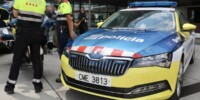 Vehicle dels Mossos d'Esquadra, al complex Egara. Autor: ACN.