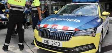 Vehicle dels Mossos d'Esquadra, al complex Egara. Autor: ACN.