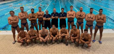 Foto portada: l'equip masculí del CN Sabadell, aquest dijous. Autor: cedida.