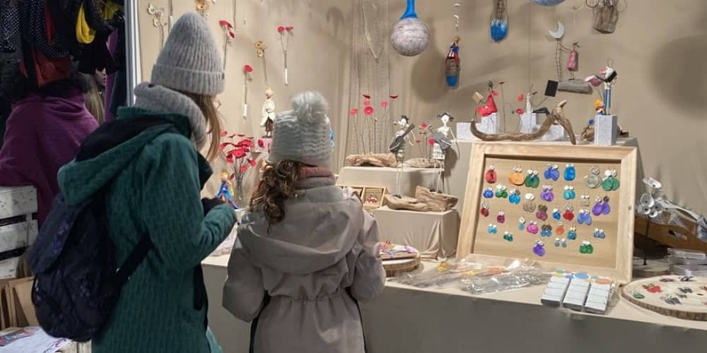 La Fira d'Artesans de Nadal de Sabadell (FANSA). Autora: J. Ramon