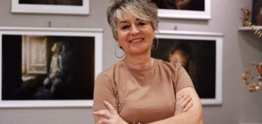 La fotògrafa sabadellenca Mari Carmen Gavilán, al seu estudi del carrer Sau. Autor: David Jiménez.