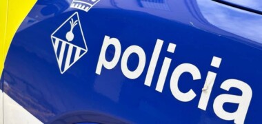 Un vehicle de la Policia Municipal, el setembre de 2024. Autor: J.d.A.