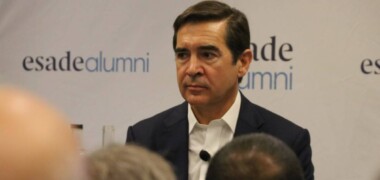 Carlos Torres, president del BBVA, a ESADE. Autor: ACN