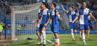 Foto de portada: Celebració primer gol. Autora: Dihör
