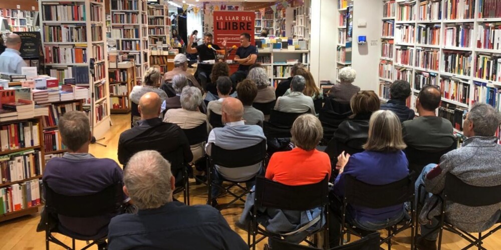 Presentació de 'La muntanya del tresor', de Martí Gironall, a la Llar del Llibre. Autor: cedida.
