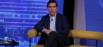El president del BBVA, Carlos Torres, en un acte de la Fundació Joan Miró. ACN