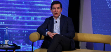 El president del BBVA, Carlos Torres, en un acte de la Fundació Joan Miró. ACN