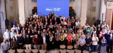 Foto portada: l'equip de CASSA, al final de l'acte. Autor: David Jiménez.