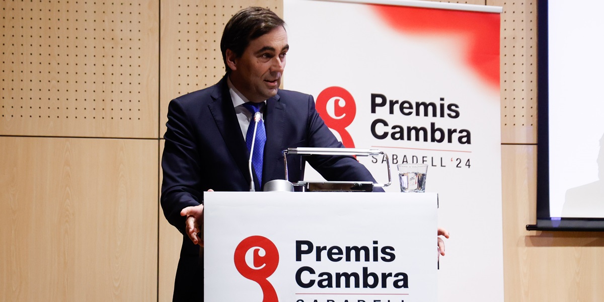El president d'Aigües Sabadell, Enric Blasco. Autor: David Jiménez. 