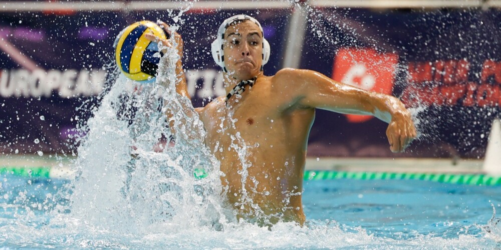 El waterpolista Fran Valera, del CN Sabadell. Autor: D.Jiménez.