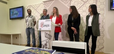 Foto de portada: a l'esquerra Quim Aragó, Francesc Pallissé, Laura Pineda, Íngrid Torra i Marta Camacho. Autor: cedida