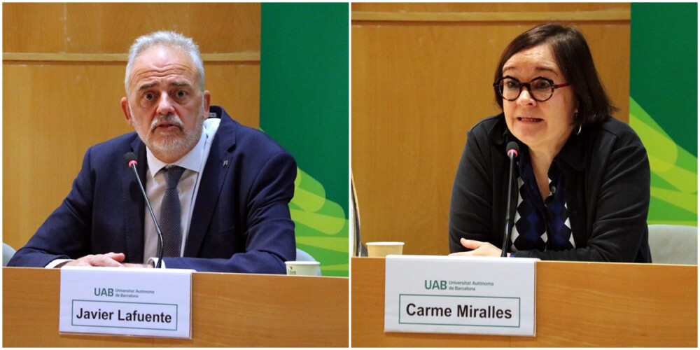 Foto de portada: els dos candidats al rectorat de la UAB. Autor: ACN