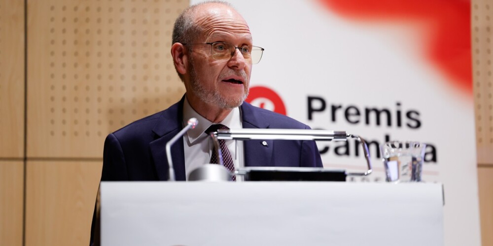 El president de la Cambra de Sabadell, Ramon Alberich. Autor: D.J.