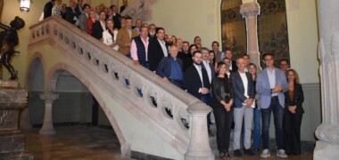Foto portada: foto de família al Soper d'Empreses de CIPO. Autor: cedida.