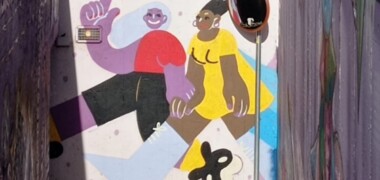 Foto portada: mural en un dels ponts de Sabadell.