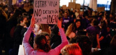 Foto portada: manifestació el 8 de març de 2022 a Sabadell. Autor: David Jiménez.