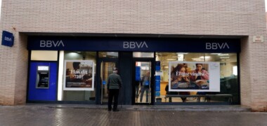 Una oficina del BBVA, a Torre-romeu, el 4 de novembre de 2024. Autor: D.Jiménez.