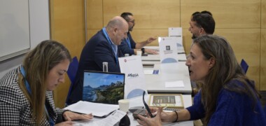 Les entrevistes ràpides a la fira d'ocupació. Autor: cedida