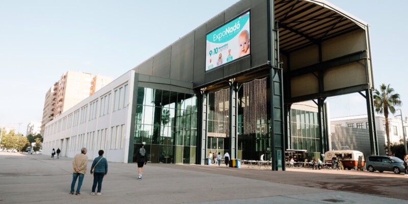 Exterior de Fira Sabadell, on s'ha celebrat ExpoNadó. Autor: cedida. 
