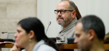 El portaveu de Sabadell En Comú Podem, Joan Mena. Autor: D.Jiménez.