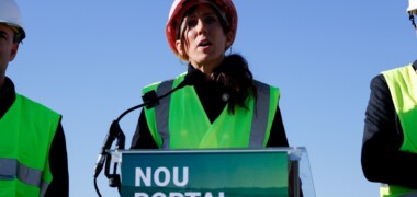 Foto portada: l'alcaldessa de Sabadell, Marta Farrés, durant la inauguració del Portal Sud. Autor: D.Jiménez.