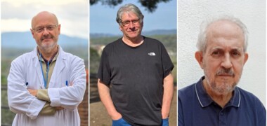 Els guardonats del Premi a l'Excel·lència. D'esquerra a dreta Ferreres, Cervantes i Marco. Autor: Parc Taulí.