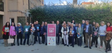 Foto de portada: la presentació de la tercera edició de la Setmana del Llibre. Autor: M.G