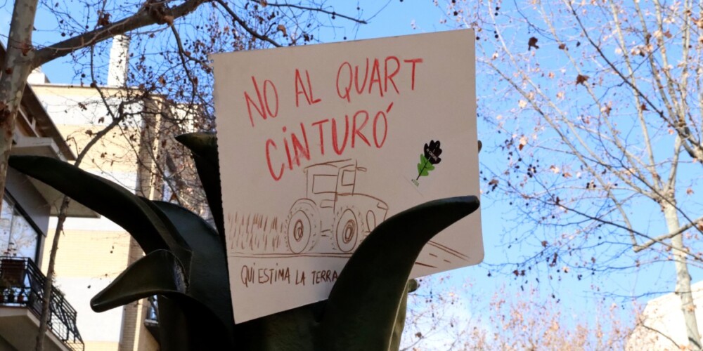 Manifestació contra el Quart Cinturó, el 26 de febrer de 2023. Autor: ACN.