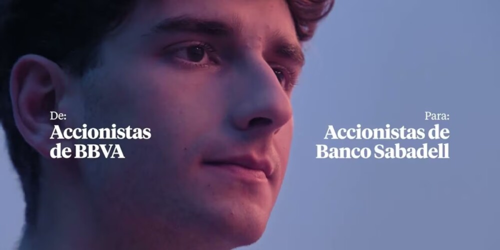 Foto portada: campanya de publicitat del BBVA dirigida a l'opinió pública.