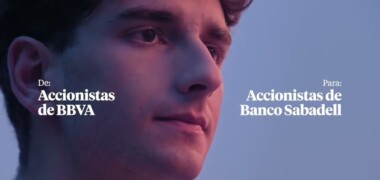 Foto portada: campanya de publicitat del BBVA dirigida a l'opinió pública.