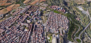 Vista aèria de la Ronda Nord. Autor: Ajuntament.