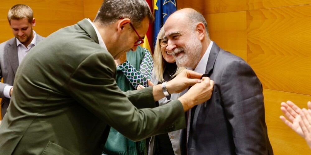 Foto portada: Ignasi Giménez i Xavier Garcés, aquest dijous. Autor: CCVOC.