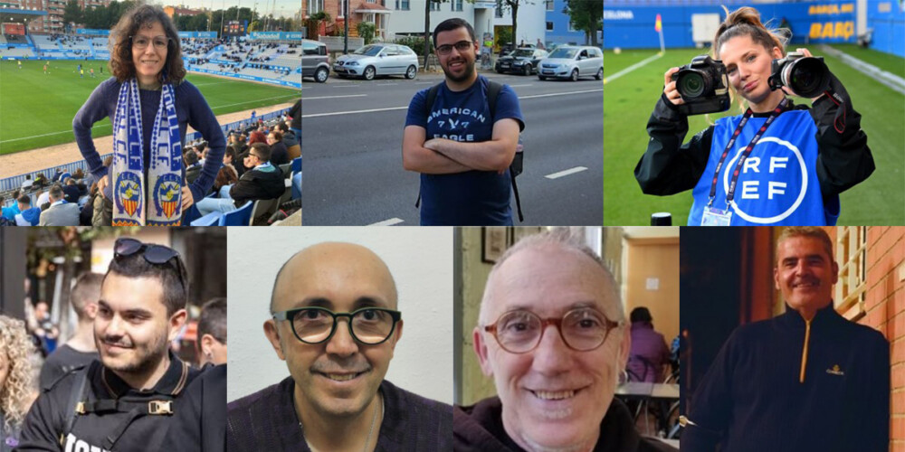 Foto d'esquerra a dreta i de dalt a baix: Morell, Díaz, Rigola, Sánchez, Casado i Rodríguez.